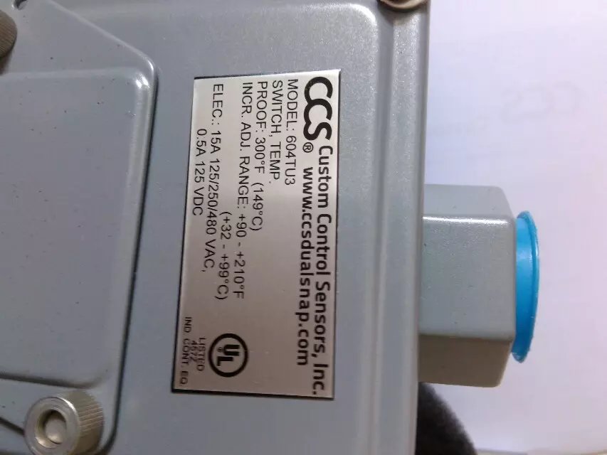 屯昌县CCS压力开关604GZ3