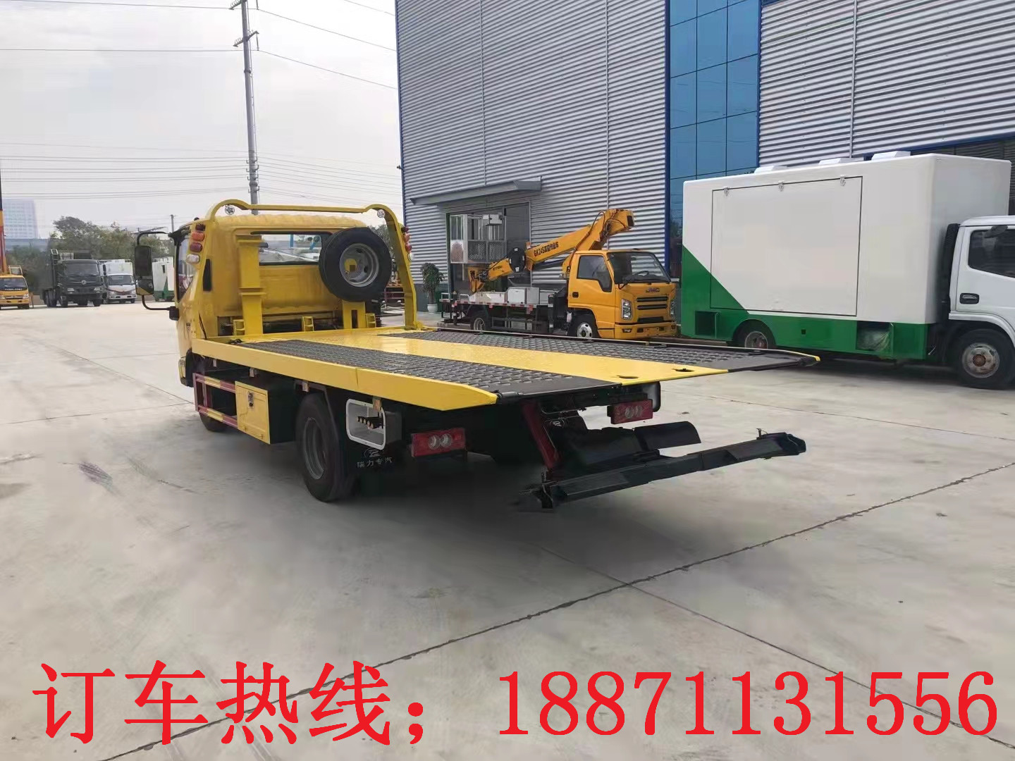 湖北洪湖厂家供应江淮蓝牌一托一3吨清障车  一托一清障车