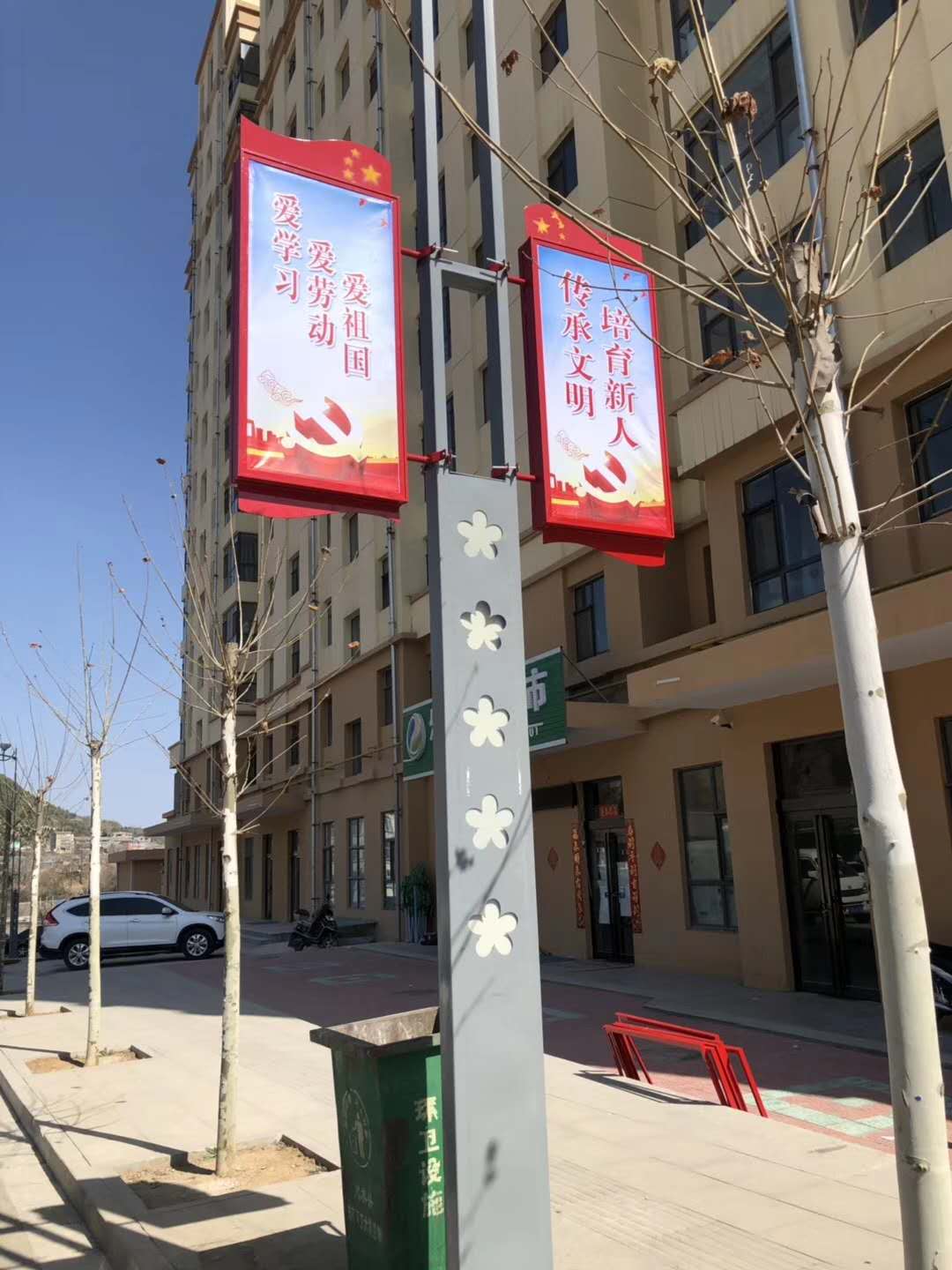 道旗架 双臂道旗 单臂道旗  双臂道旗架  中式道旗