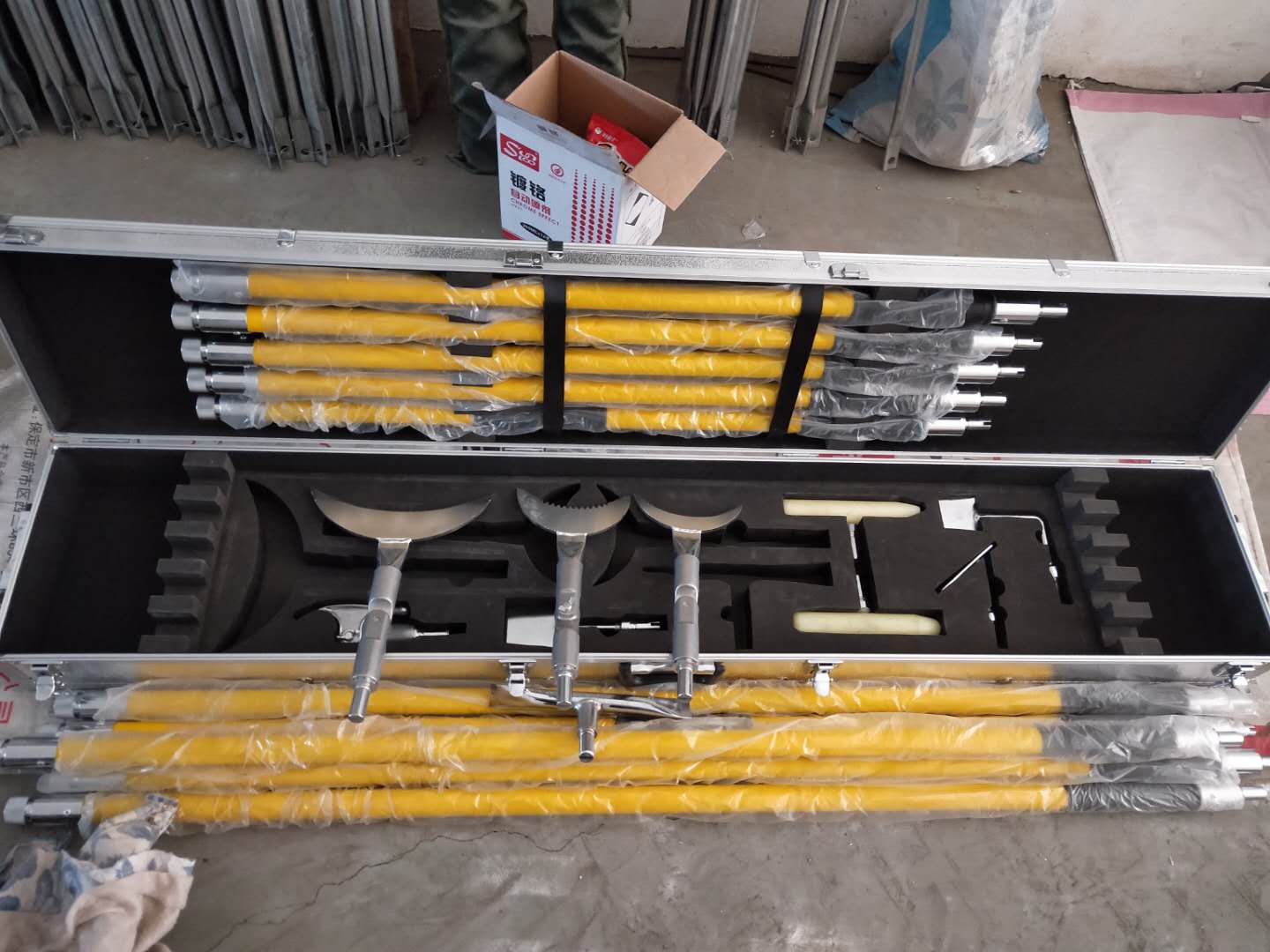 绝缘打冰杆绝缘除冰工具7件套 除冰锄