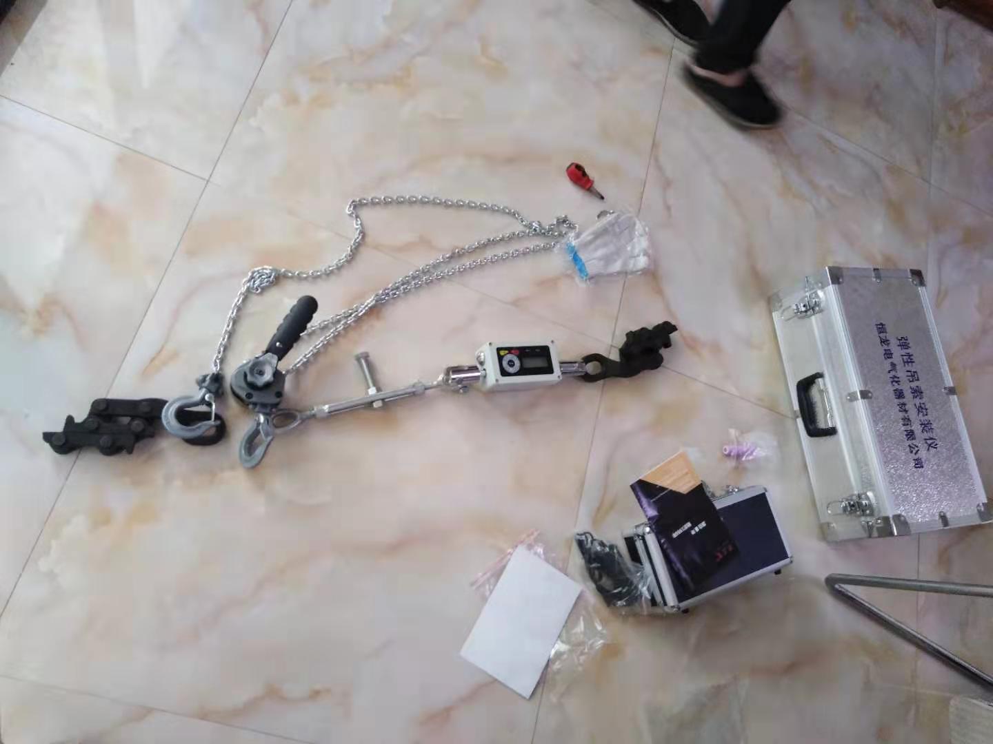 弹性吊索拉力计 5000n 弹性吊索安装仪
