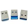 USB3.0 A公 9PIN沉板式 90度沉板贴片 无柱蓝胶