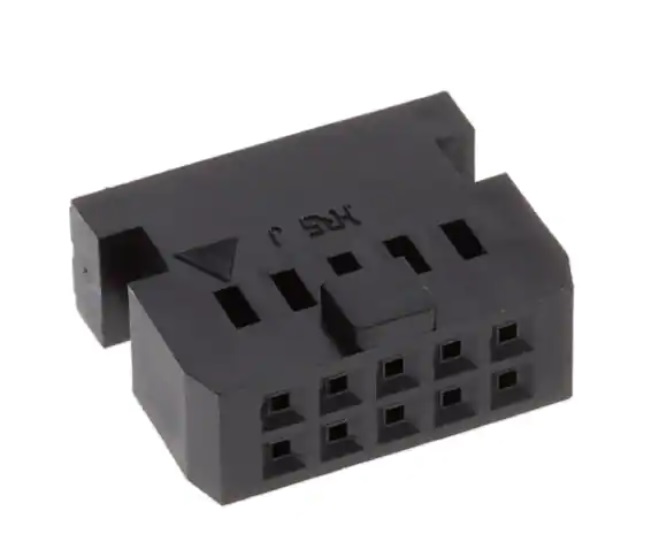 HRS广濑HIF3BA-10D-2.54C(63)外壳10P  带状电缆连接器  10PIN  28AWG