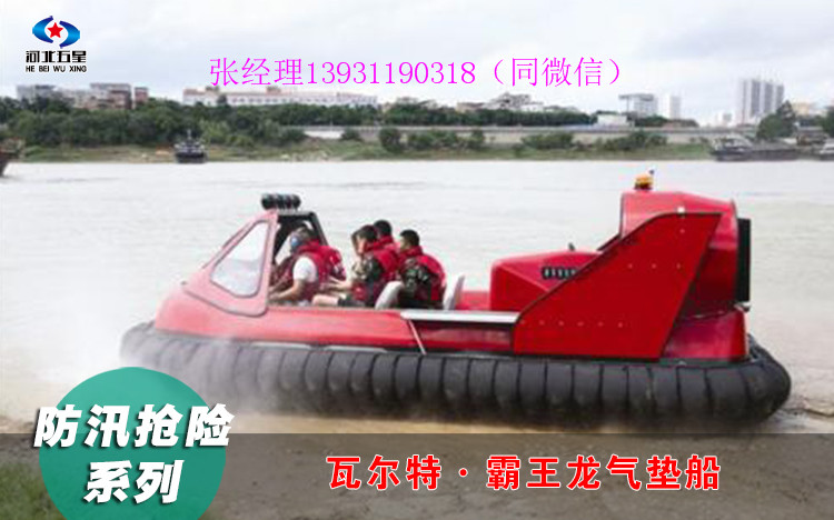 河北五星霸王龙水陆两栖气垫船 霸王龙气垫船型号