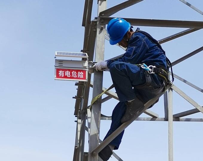 高压警示防外力破坏智能警示标识|智能语音提示  防外力破坏装置  搞他警示装置  智能警示装置