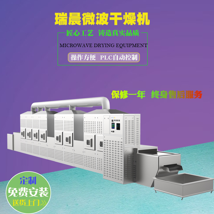 山东瑞晨RC-60HM藜麦微波烘焙熟化设备  藜麦微波烘焙熟化机  微波干燥设备  瑞晨微波加热灭菌