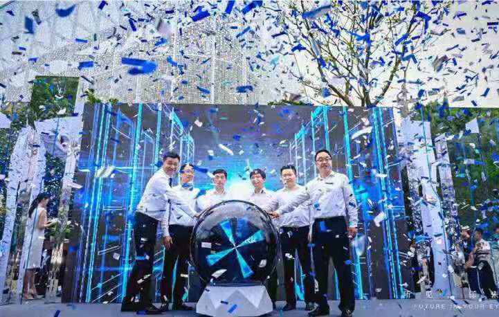 新乡幻屏全息启动台搭配大屏视频启动租赁  九上启动