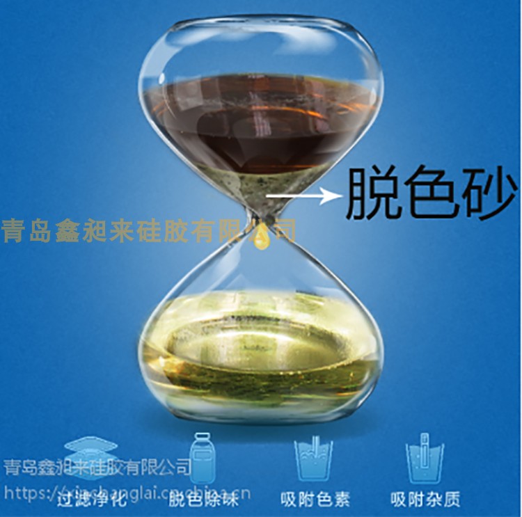 硅胶脱色砂30-120目过滤脱色除杂青岛  硅胶脱色纱
