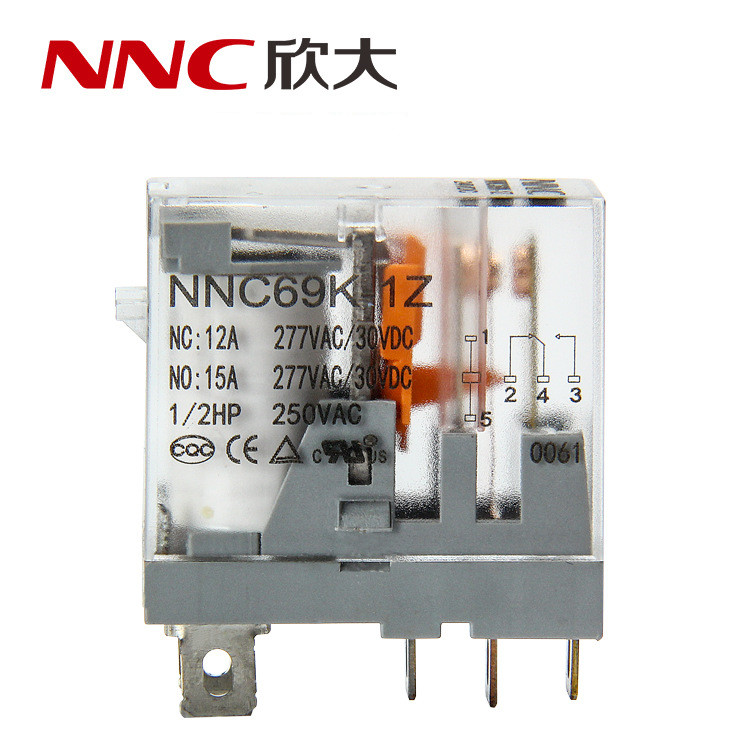 欣大NNC69K-1Z小型电磁继电器 12A