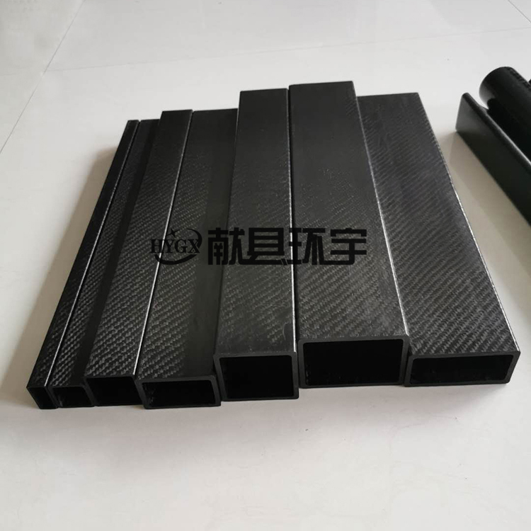 碳纤维管 模型用高强度碳纤维方管/方形碳纤维管材  碳纤维制品