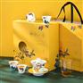 家用陶瓷茶具中式青花瓷带茶盘茶具礼品
