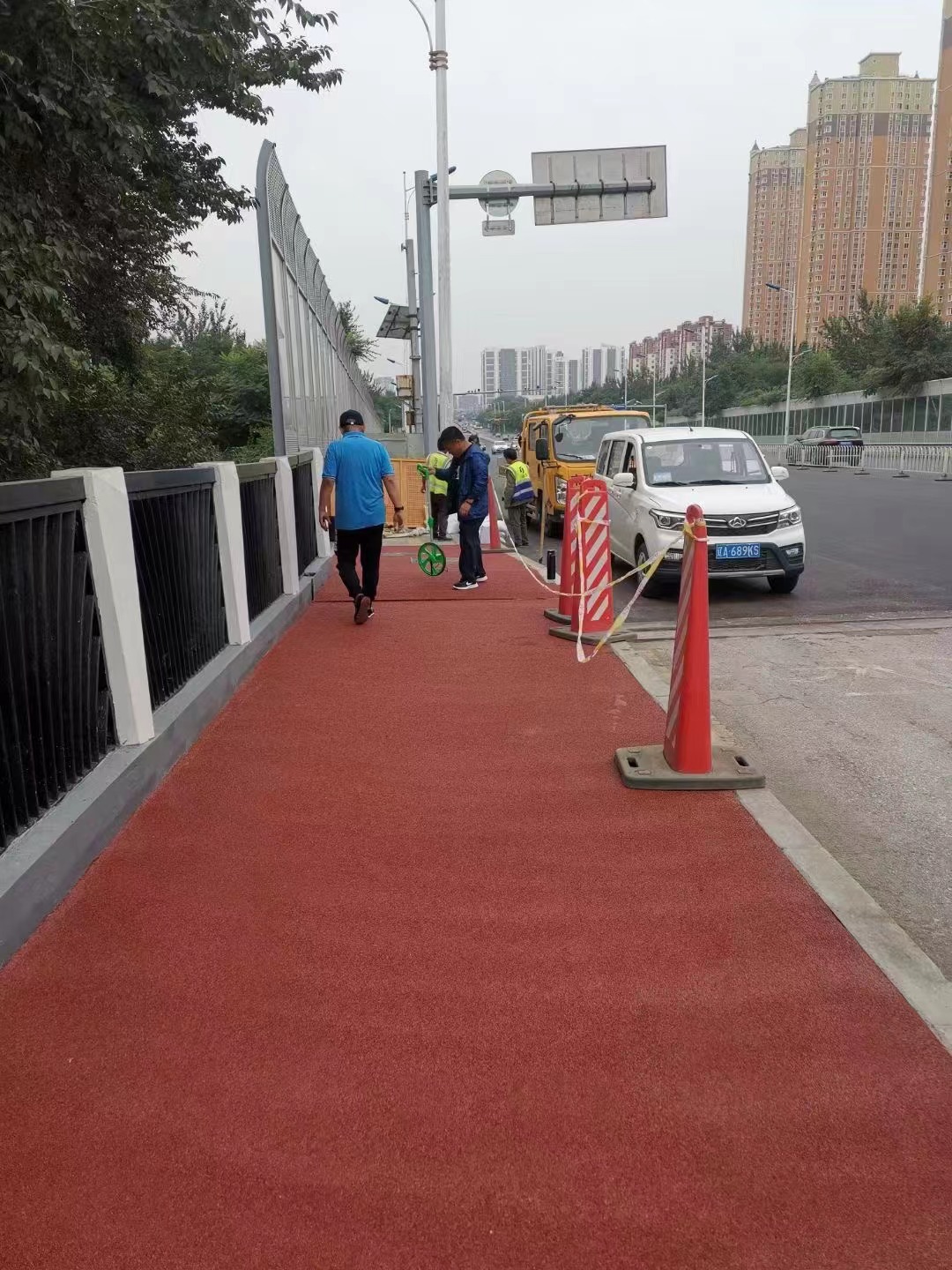 南京道路划线 达尊彩色防滑路面主要性能  南京地坪  南京停车场划线