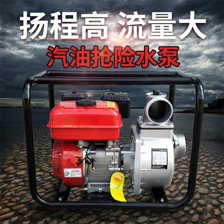 宜宾宜宾防汛移动排水设备高扬程汽油抽水泵