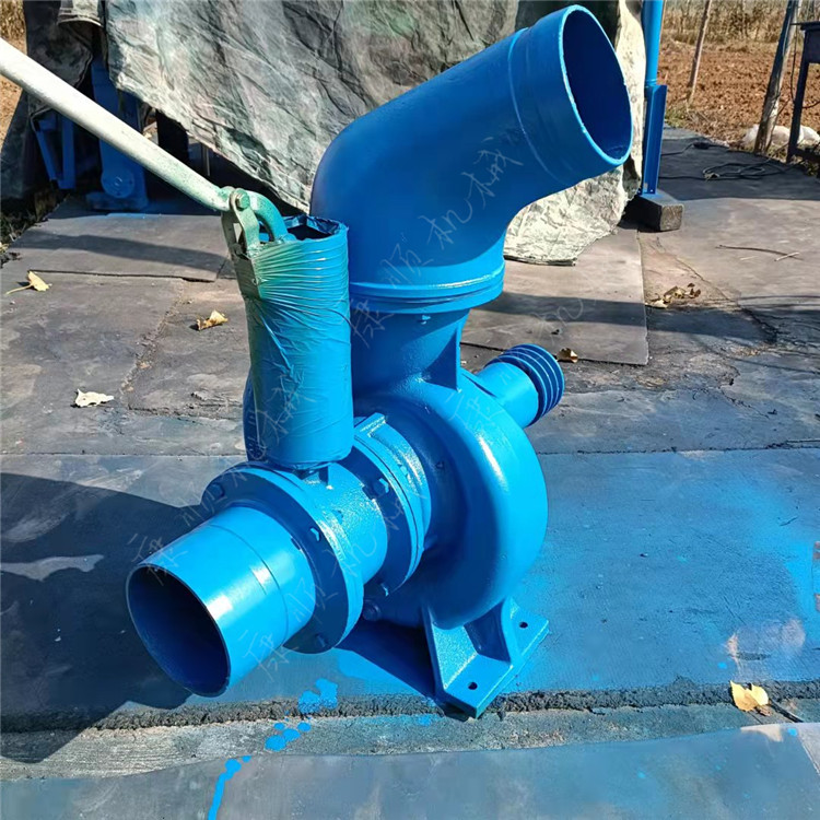 抚顺东洲家用浇地水泵防汛排水鹅卵石照片