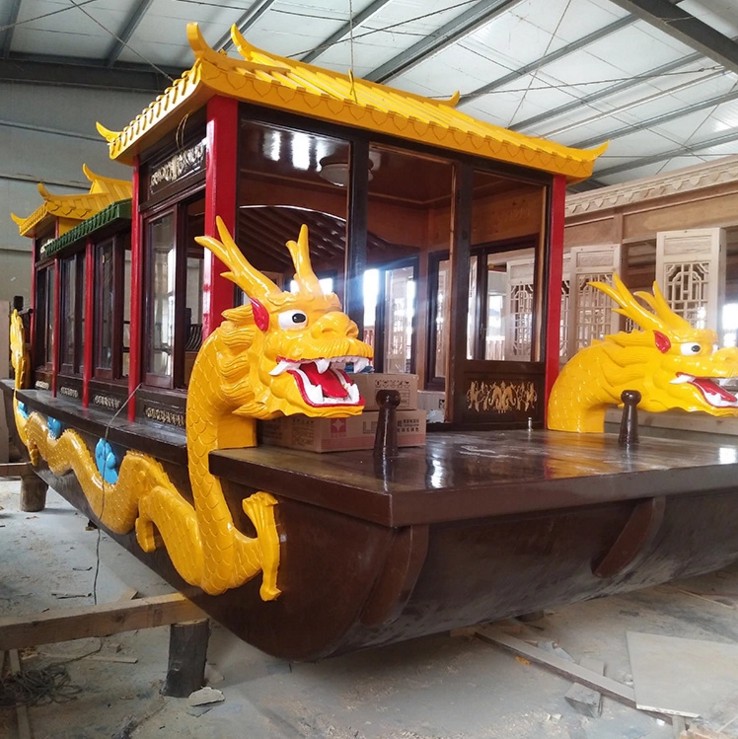 木船 画舫船 仿古电动船 公园景区餐饮船 观光旅游船