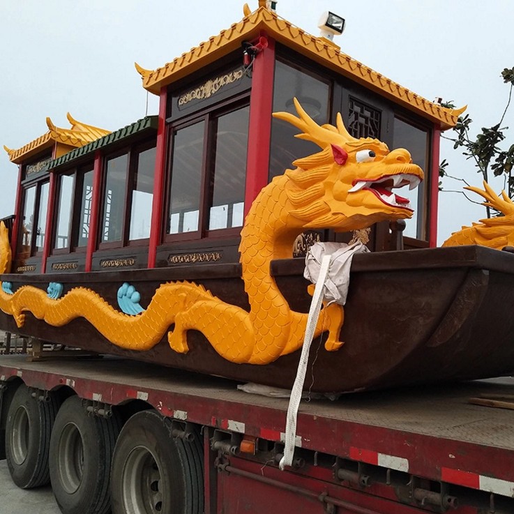 木船 画舫船 仿古电动船 公园景区餐饮船 观光旅游船