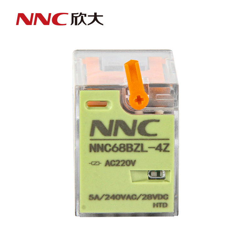 欣大NNC68BZL-4Z)带测试按钮中间继电器 5A