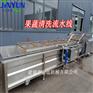 金运500型秋葵气泡清洗机  香菇清洗流水线  海产品清洗机