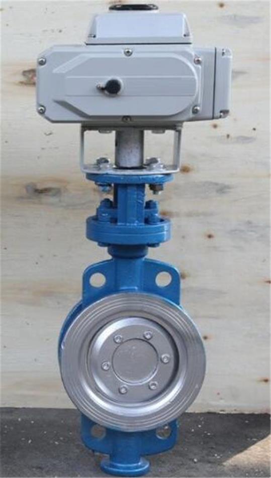 D973H电动对夹蝶阀