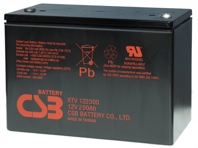 台湾CSB蓄电池 12V100AH 延长UPS供电使用  配电柜  电源配套  延长时间