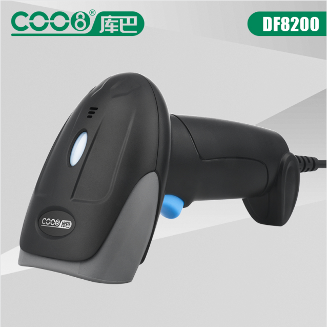 COO8库巴DF8200二维有线扫描枪，二维扫码枪，巴枪  库巴DF8200扫描枪