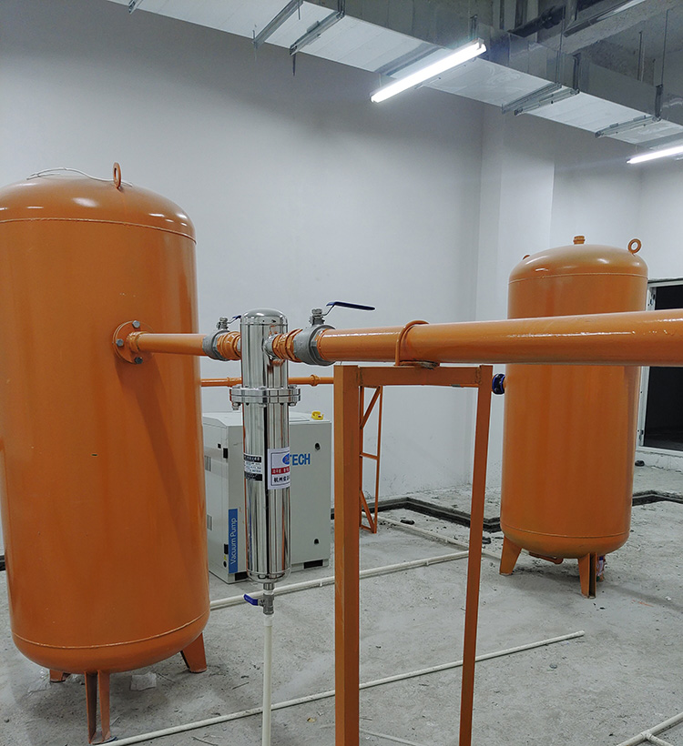 医用真空泵排气口过滤器 负压除菌装置过滤器定制安装  真空泵过滤器  负压除菌过滤器
