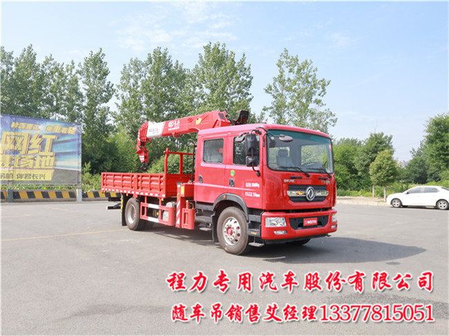 折臂随车吊现车折臂5吨多利卡折臂D9随车吊  折臂随车吊配置  多利卡折臂随车吊