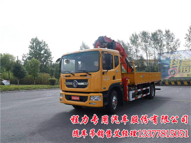 折臂随车吊现车折臂5吨多利卡折臂D9随车吊  折臂随车吊配置  多利卡折臂随车吊