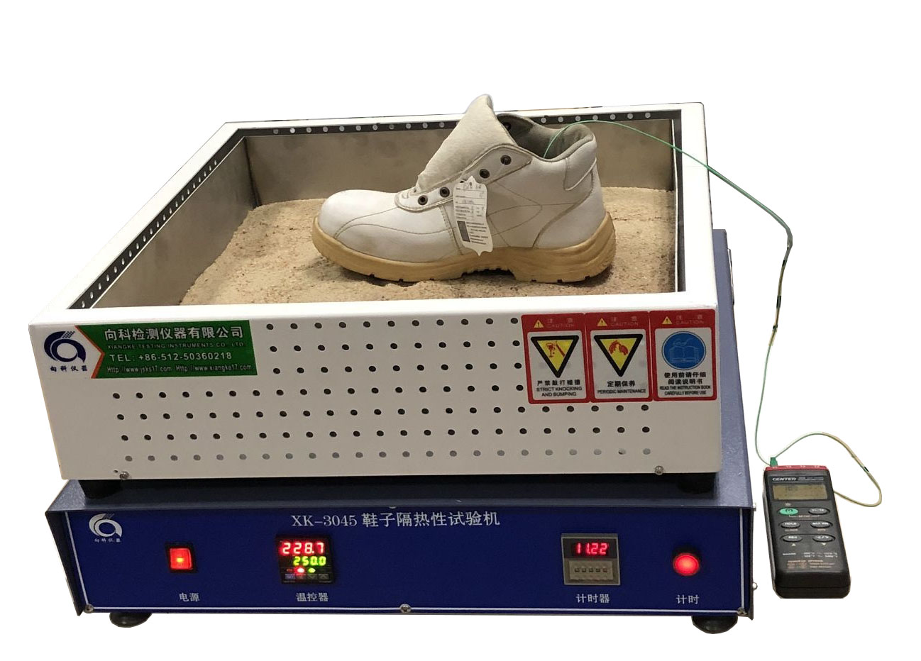鞋底隔热试验机XK-3045  沙箱隔热试验机