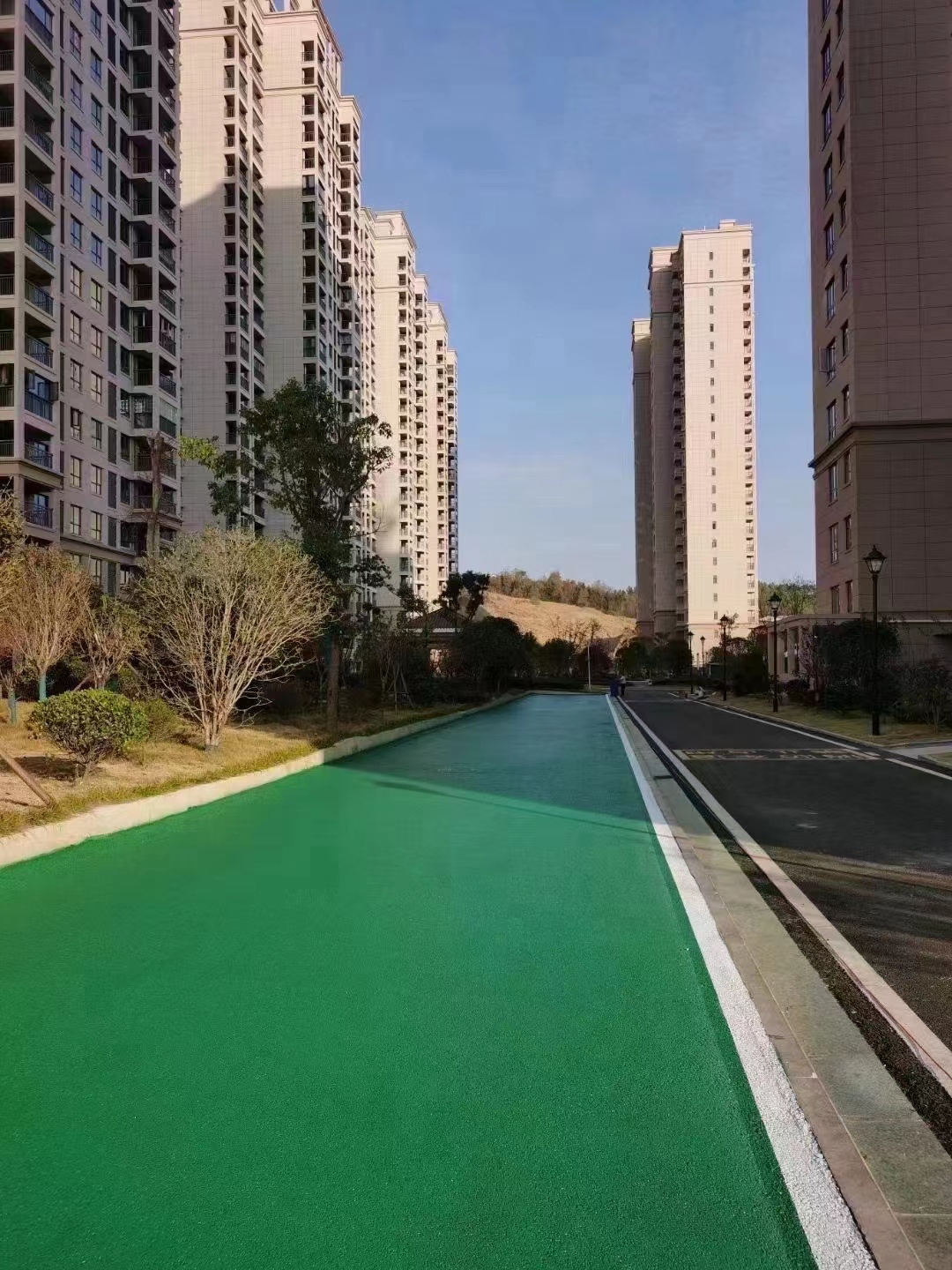 南京道路划线 达尊彩色防滑路面主要性能  南京停车场划线