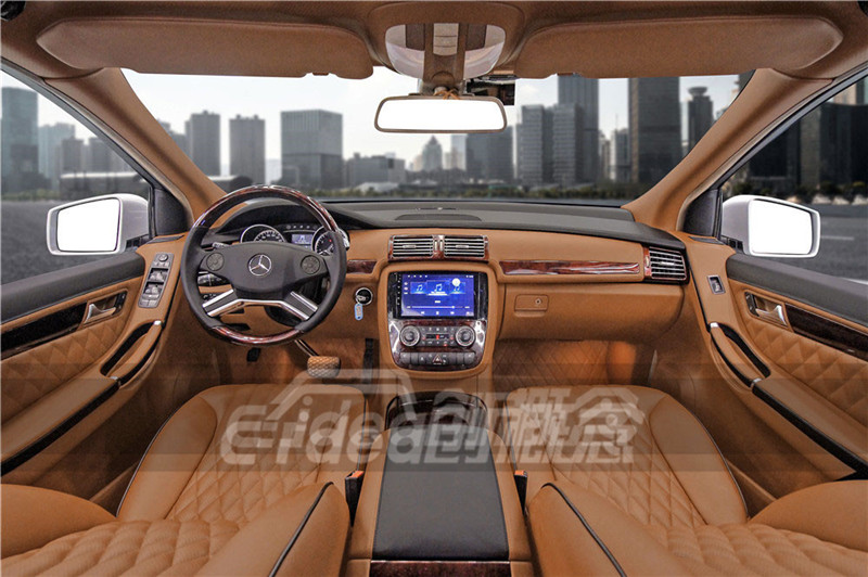 奔驰R350改装奢华六座内饰，为您的旅途增添精彩  汽车内饰改装