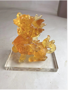 琉璃麒麟摆件  琉璃佛像  琉璃生产厂家  古法琉璃