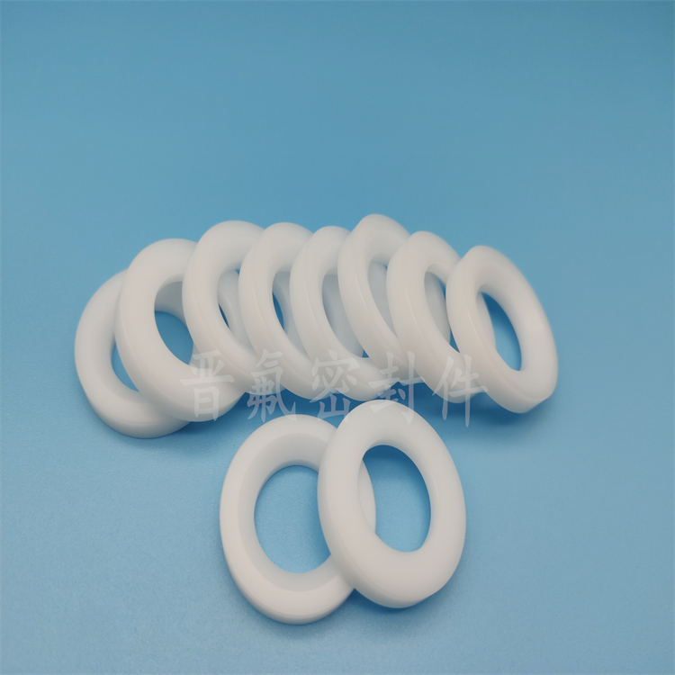 白色POM球阀阀座 耐高压耐磨阀门密封垫  POM耐磨阀座  耐高压阀门密封垫