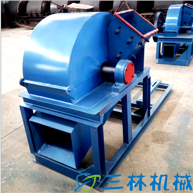 大型多功能粉碎机 三林800型强制进料锯末机