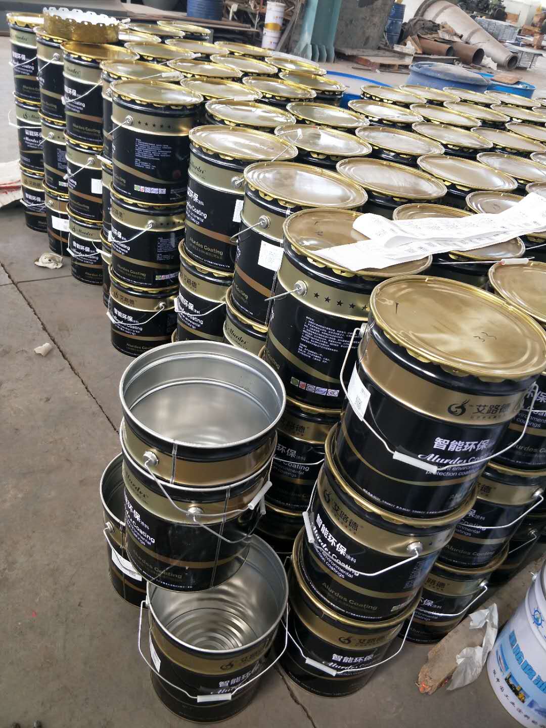 搭配丙烯酸聚氨酯面漆 搭配氟碳漆的中间漆  环氧云铁防锈漆  环氧云铁中间漆厂家  车间钢结构漆