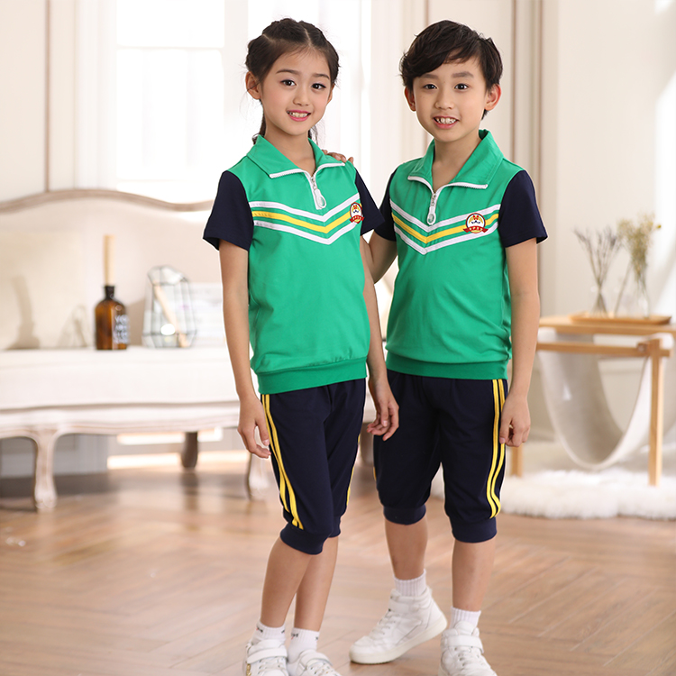 夏季运动套装  校园园服定制