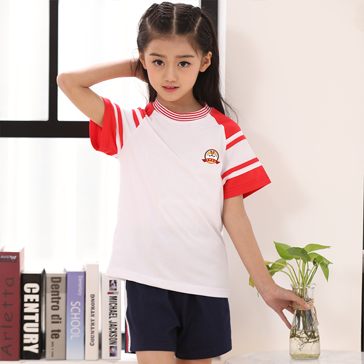安伊宝宝校服厂家夏季新款套装  校园园服定制  中小学幼儿园园服  园服批发