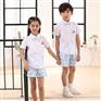 安伊宝宝纯棉白色校服运动服批发厂家