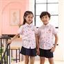 安伊宝宝夏季纯棉甜美风园服批发