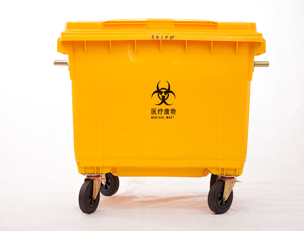 成都660L塑料垃圾桶加厚可移动环卫垃圾桶  660L垃圾桶  塑料环卫垃圾桶