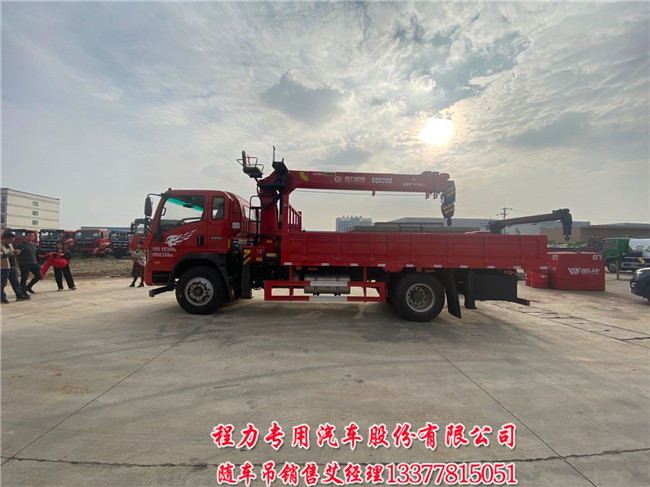 潍柴19010吨后桥(153）王牌随车吊总代直销  4500王牌随车吊  4500轴距随车吊  轴距王牌随车吊