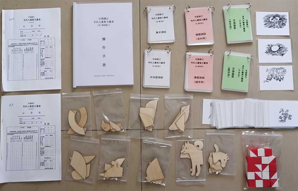 中国修订-韦氏儿童智力量表C-WISC第三版工具箱包  韦氏幼儿智力量表  智力测试工具箱