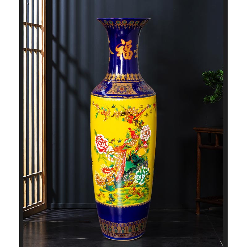 开业礼品大花瓶加字，乔迁新居礼品落地大花瓶摆件  公司开业大花瓶  乔迁礼品大花瓶