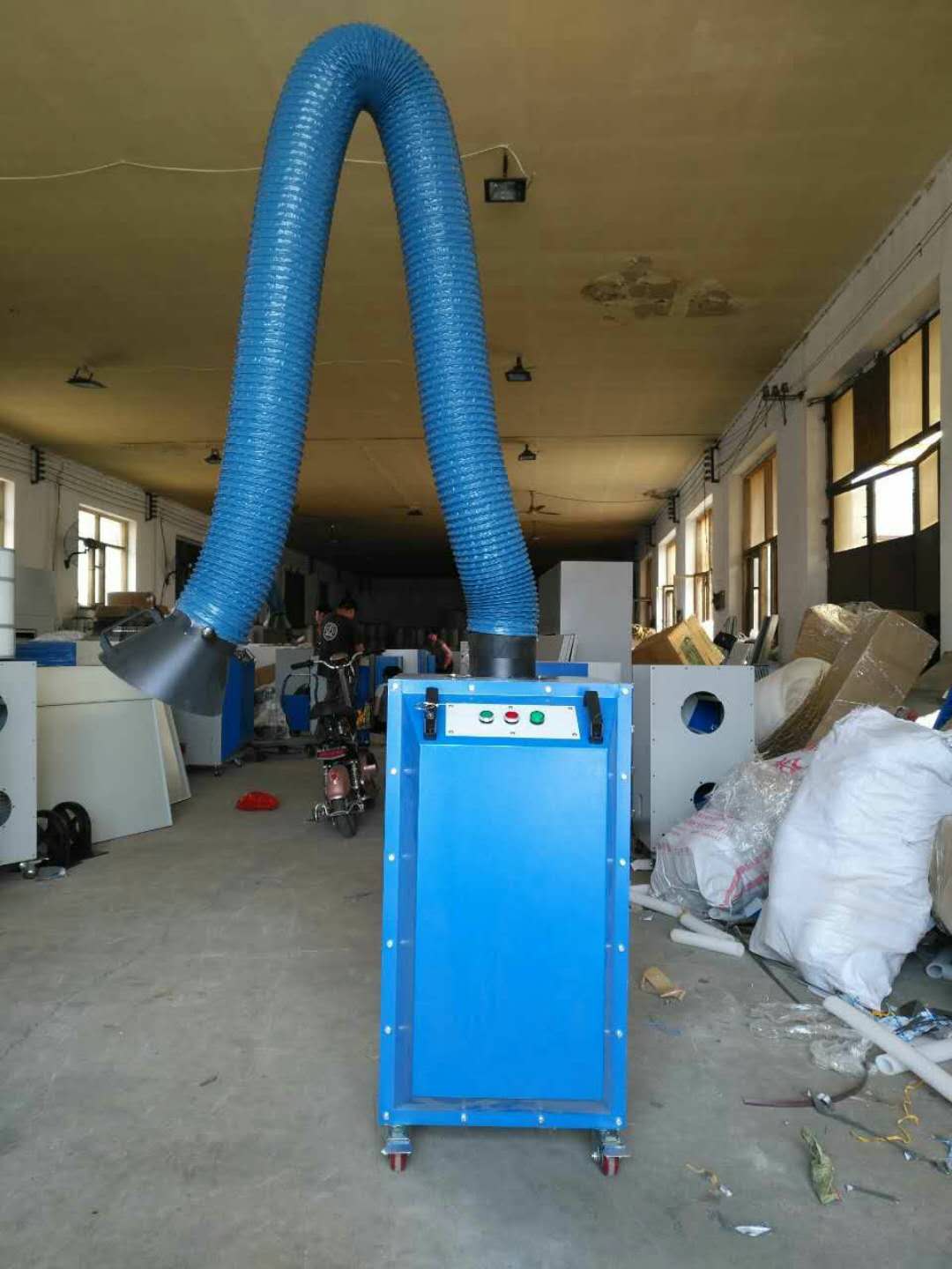 移动式焊烟净化器工业焊接烟尘除尘器  二保焊吸烟机设备