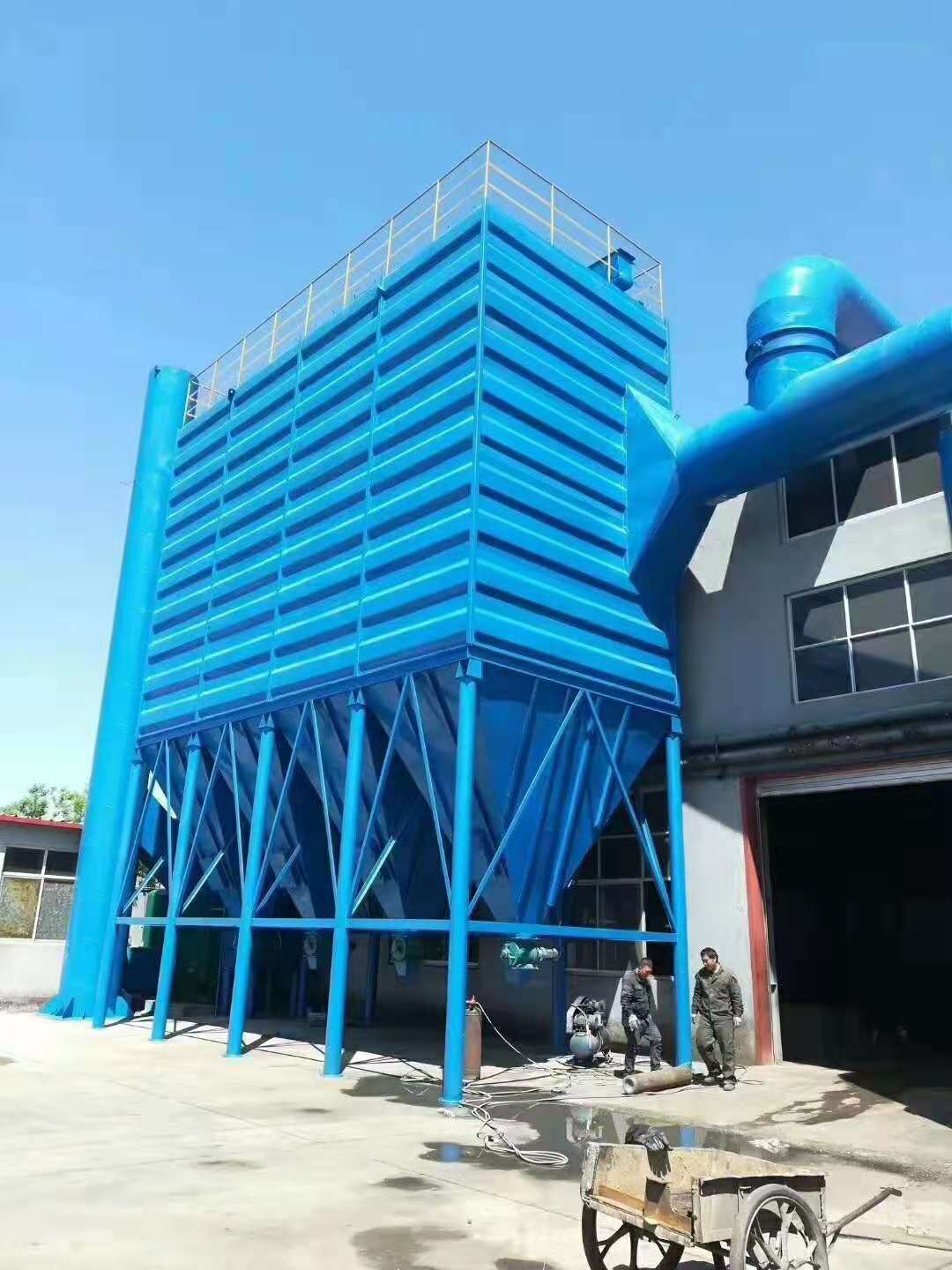 脉冲单机锅滤筒袋木工粉尘收集工业除尘环保设备  脉冲布袋除尘器