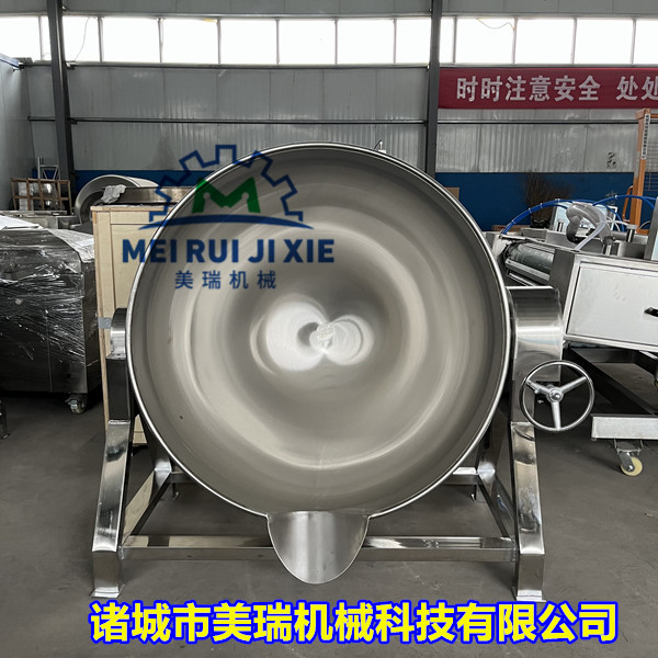 蒸煮卤煮夹层锅 不锈钢搅拌夹层锅 1000L夹层锅