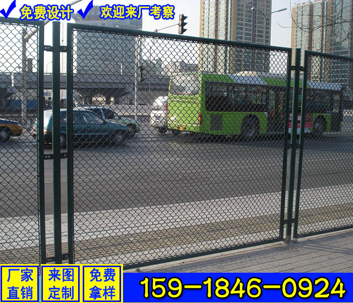 东莞公路隔离网 惠州公园绿色防护网 定制浸塑围栏网
