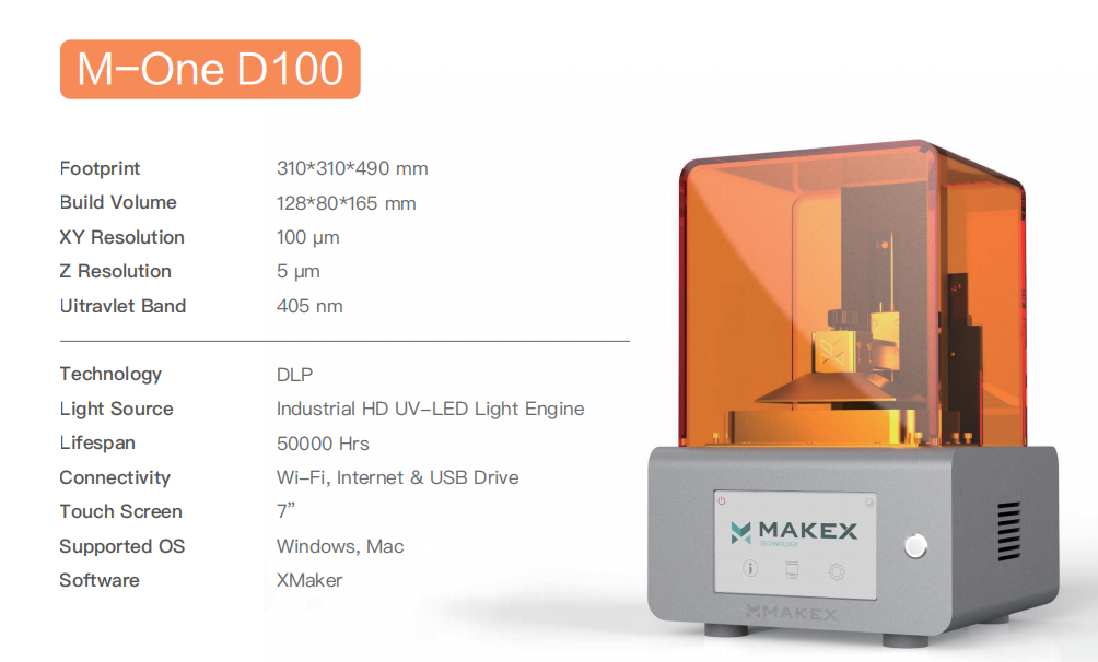 MakeX仿生超疏水功能表面3D打印机  高精密度  DLP打印