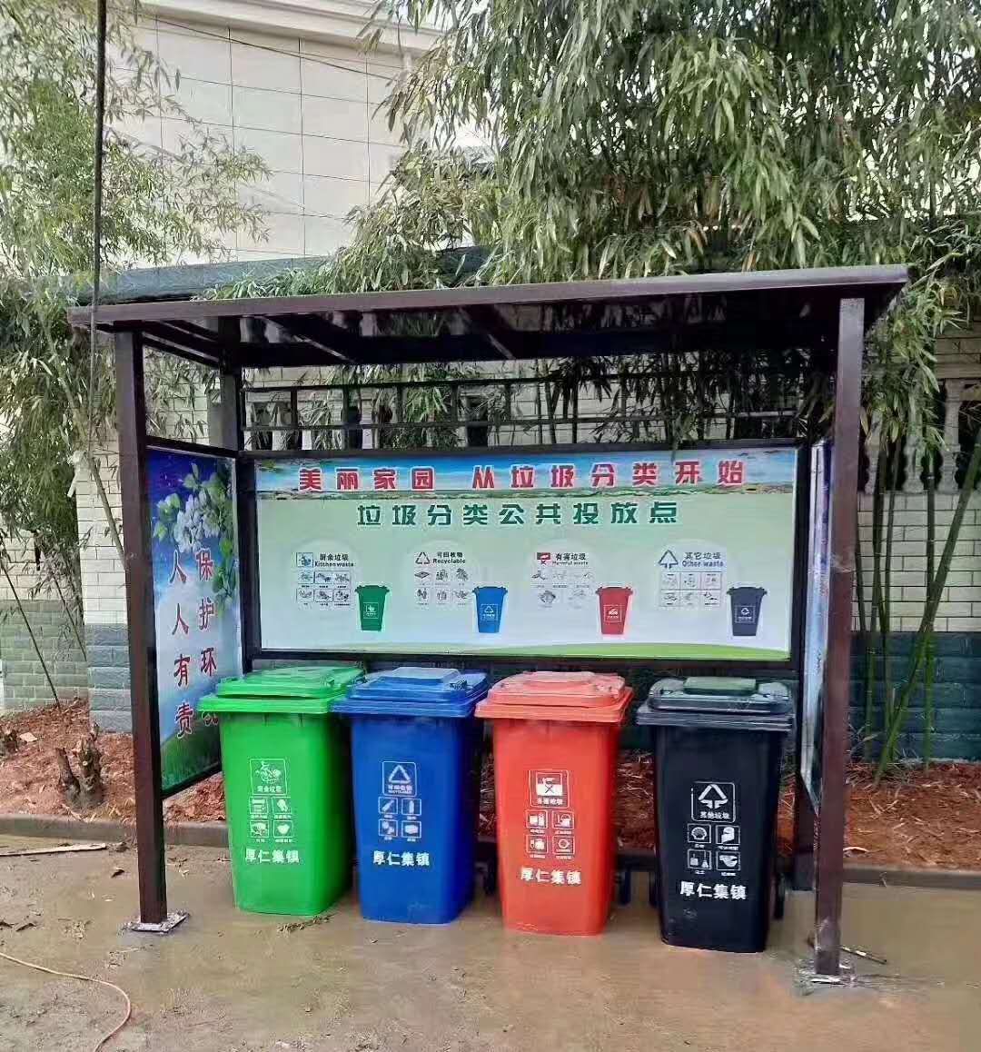 高端定制户外红色垃圾桶  大号垃圾桶  脚踏垃圾桶