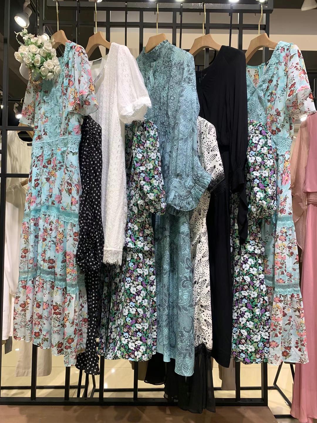 知名品牌麦莎2022夏品牌折扣女装尾货一手货源尾货打包  女装折扣  女装尾货批发  女装库存尾货批发